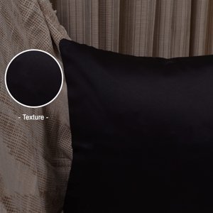 Solid Durable Cushion Cover (Black)