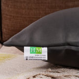 Solid Durable Cushion Cover (Grey)