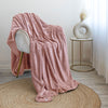 Fort Mellow - Solid Plush Blanket (Pink)