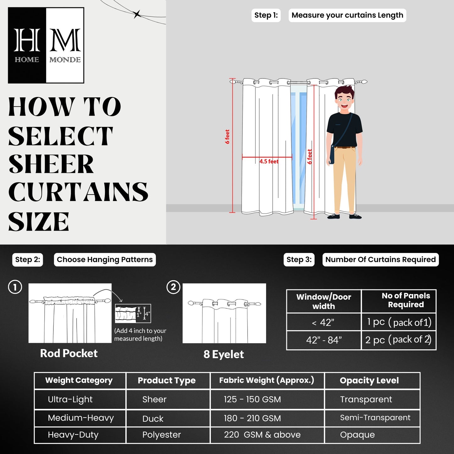 Fort Absolute - Beige Sheer Curtain