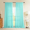 Fort Absolute - Back Tab Solid Sheer Curtain (Celeste)