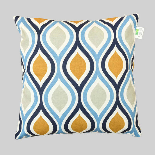 Imprimer Cats Eye - Cushion CoverBlue