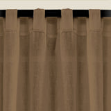 Fort Absolute - Back Tab Sheer Curtain (Dark Brown)