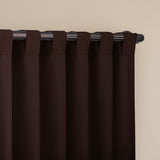 Fort Essential - Back Tab Blackout Curtain (Brown)