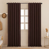 Fort Essential - Back Tab Blackout Curtain (Brown)