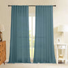 Fort Absolute - Back Tab Sheer Curtain (Denim Blue)