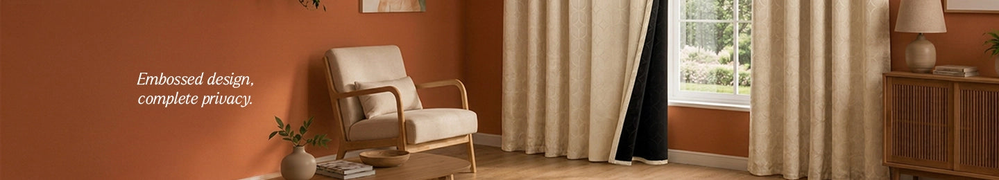 Embossed Blackout Curtains
