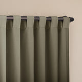 Fort Essential - Back Tab Blackout Curtain (English Grey)