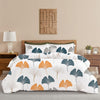 Imprimer Ginkyo - Printed Duvet Cover (Mustard & Grey)