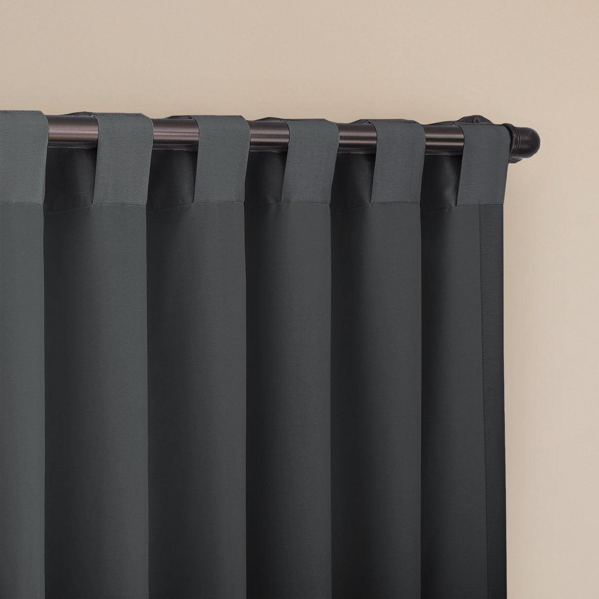 Fort Essential - Back Tab Blackout Curtain (Grey)