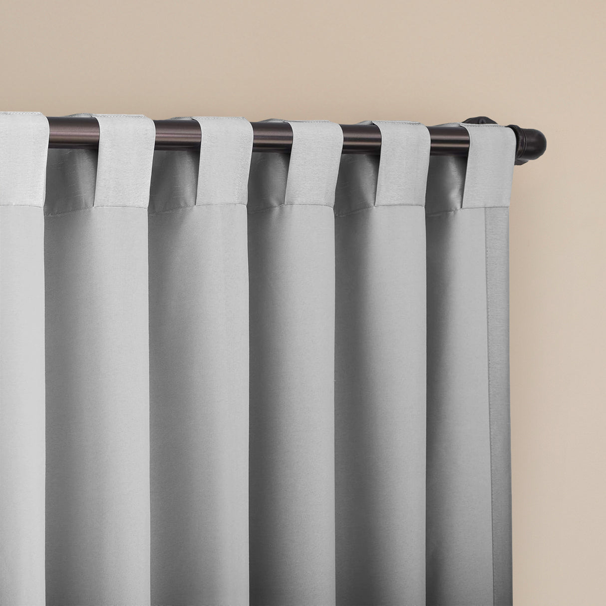 Fort Essential - Back Tab Blackout Curtain (Greyish White)