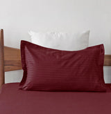 Maroon pillow cover
