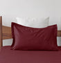 Maroon pillow cover