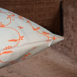 Imprimer Cage - Printed Cushion Cover (Orange)