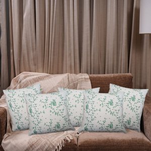 Imprimer Cage - Printed Cushion Cover (Green)