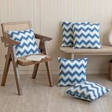 Imprimer Ikat - Printed Cushion Cover (Aqua Blue)