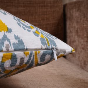 Imprimer Ikat - Printed Cushion Cover (Yellow)