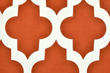 Imprimer Quatrefoil - Printed Cushion Cover (Rust)