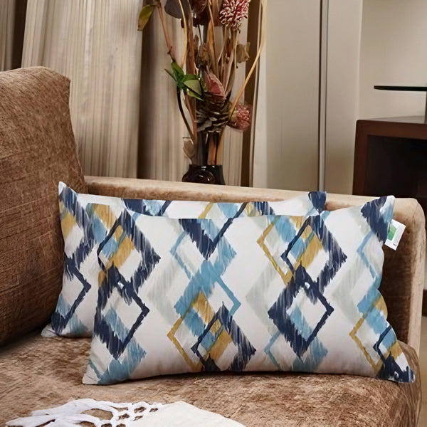 Imprimer 3D Square - Printed Lumber Cushion Cover (Multicolor)