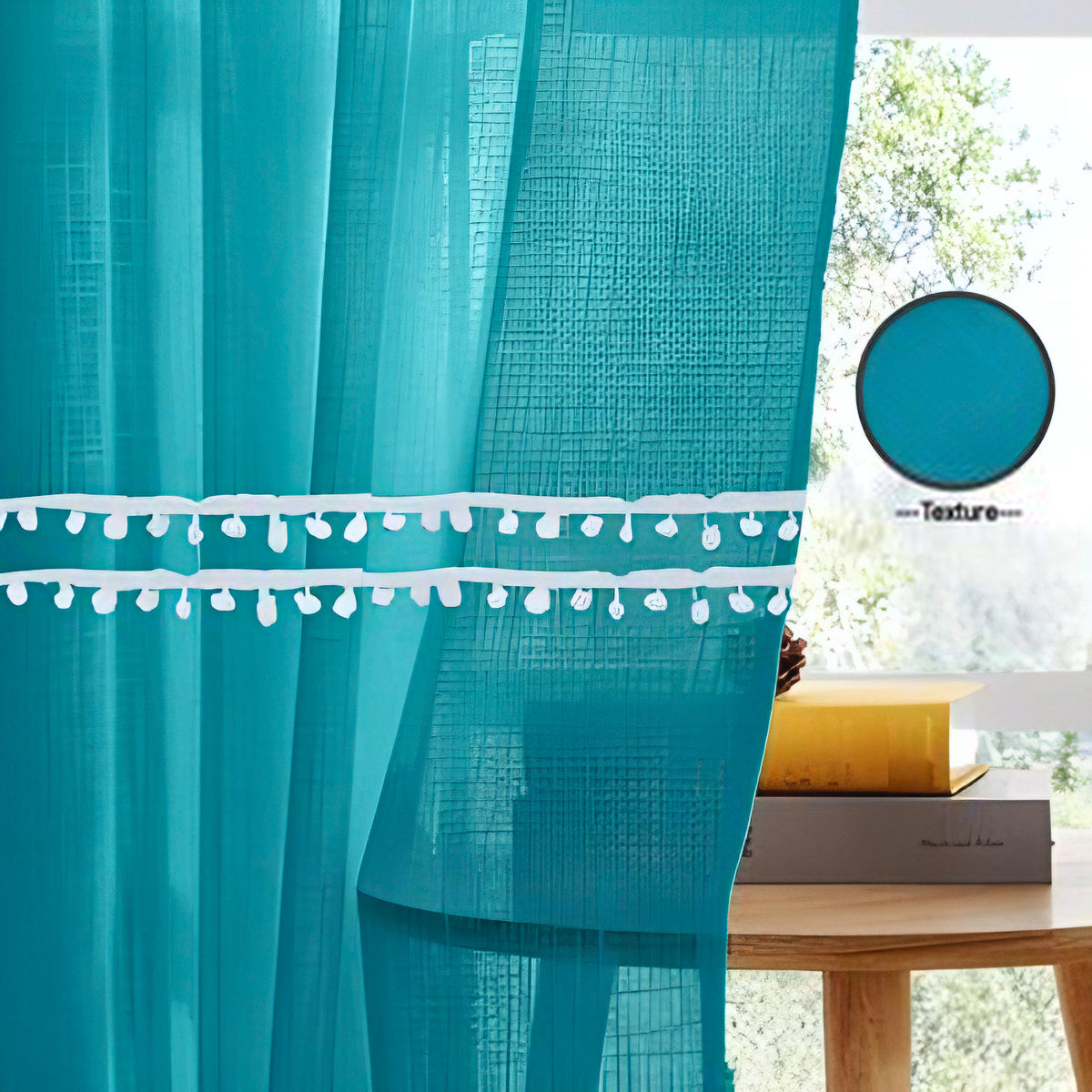 Handpicked Dazzle - Sheer Curtain