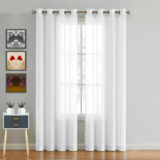 Fort Absolute - White Sheer Curtaincurtain