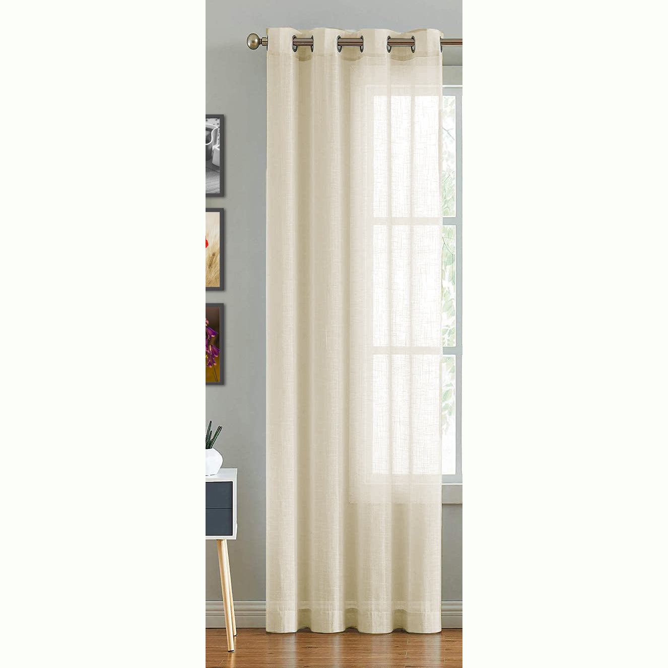 Fort Absolute - Beige Sheer Curtain