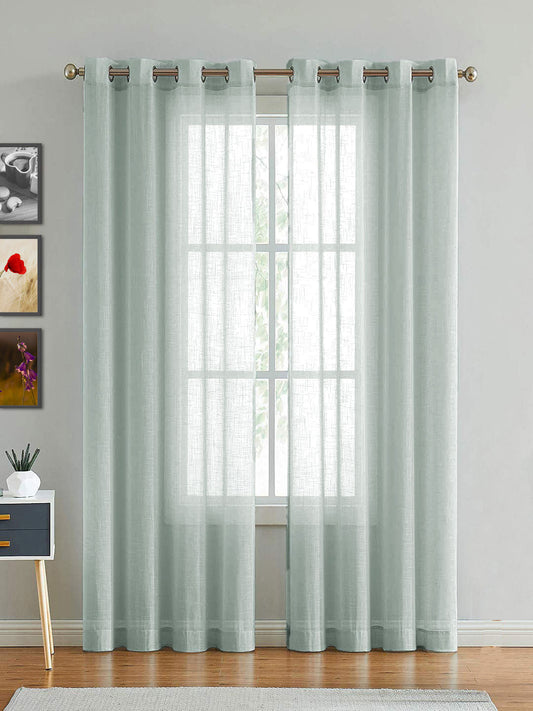 Fort Absolute - Silver Grey Sheer Curtaincurtain