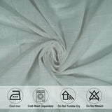Fort Absolute - Silver Grey Loop Sheer Curtain