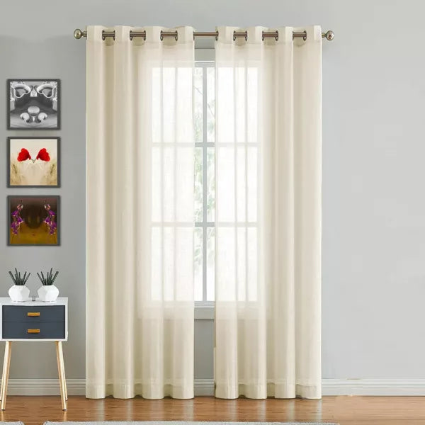 Fort Absolute - Beige Sheer Curtain