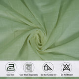 Fort Absolute - Back Tab Solid Sheer Curtain (Mint Green)