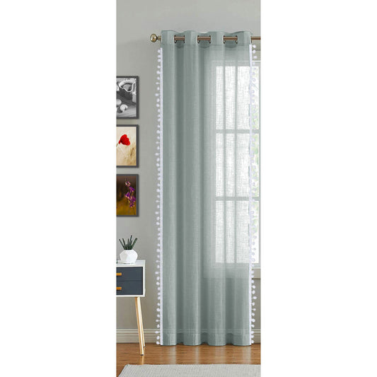 Fort Handpicked Breeze - Silver Grey Sheer Curtaincurtain