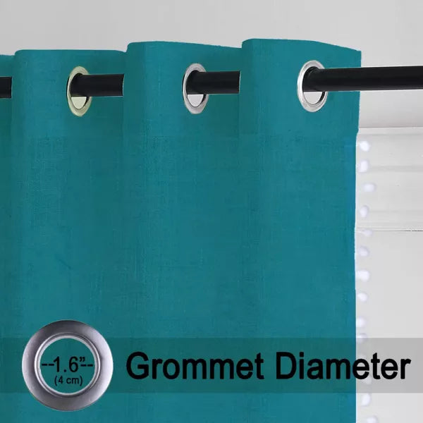 Fort Handpicked Breeze - Blue Sheer Curtain