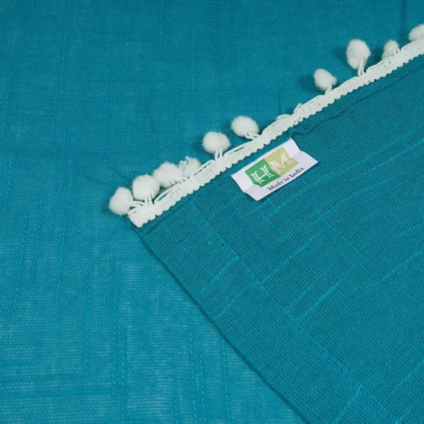 Fort Handpicked Breeze - Blue Sheer Curtain