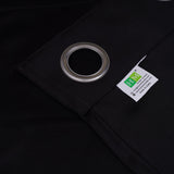Fort Essential - Back Tab Blackout Curtain (Black)