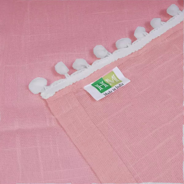 Fort Handpicked Breeze - Pink Sheer Curtain