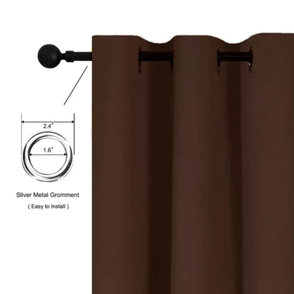 Fort Essential - Curtain Dark Brown