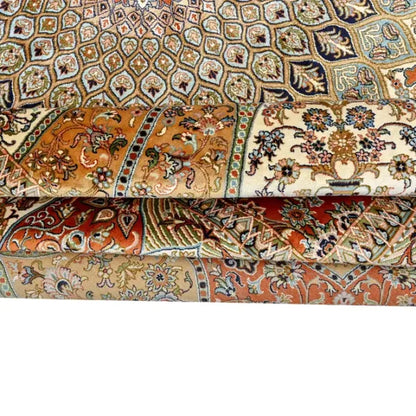 Dome Design Natural Silk Carpet Test Brown Carpet
