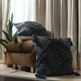 Featherfield Grid - Tufted Cushion Cover