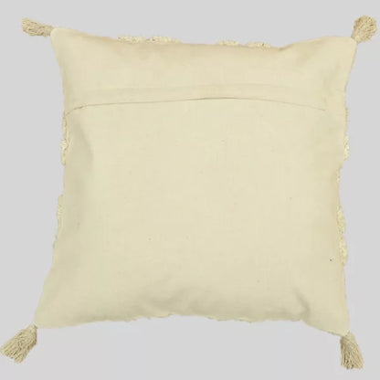 Featherfield Grid - Tufted Cushion Cover  White