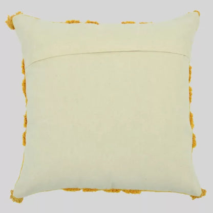 Featherfield Grid - Tufted Cushion Cover Yellow
