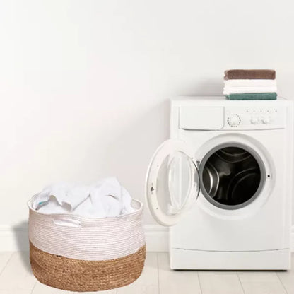 Breton Stack - Laundry Basket White