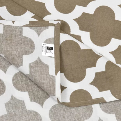 Imprimer Quatrefoil - Table Cover Grey