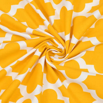 Imprimer Quatrefoil - Table Cover Yellow