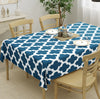 Imprimer Quatrefoil - Printed Table Cover (Blue)