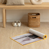 Imprimer Scribble - Digitally Printed Felt Runner Rug (Multicolor)