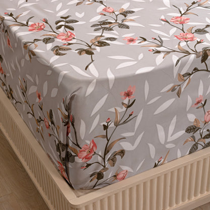 Imprimer floral mist - Bedsheet Gainsboro Grey