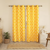 Imprimer Quatrefoil Printed Semi Blackout Curtain