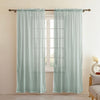 Fort Handpicked Breeze - Silver Grey Rod Pocket Sheer Curtain