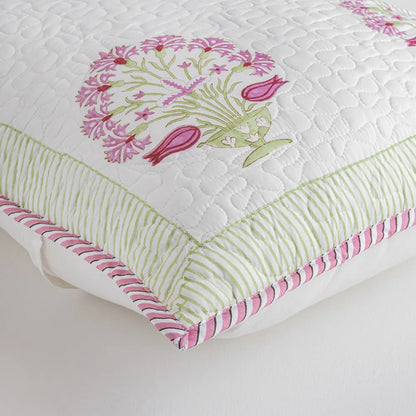 Ombre Rosey - Quilted Cushion Cover 16 x 16