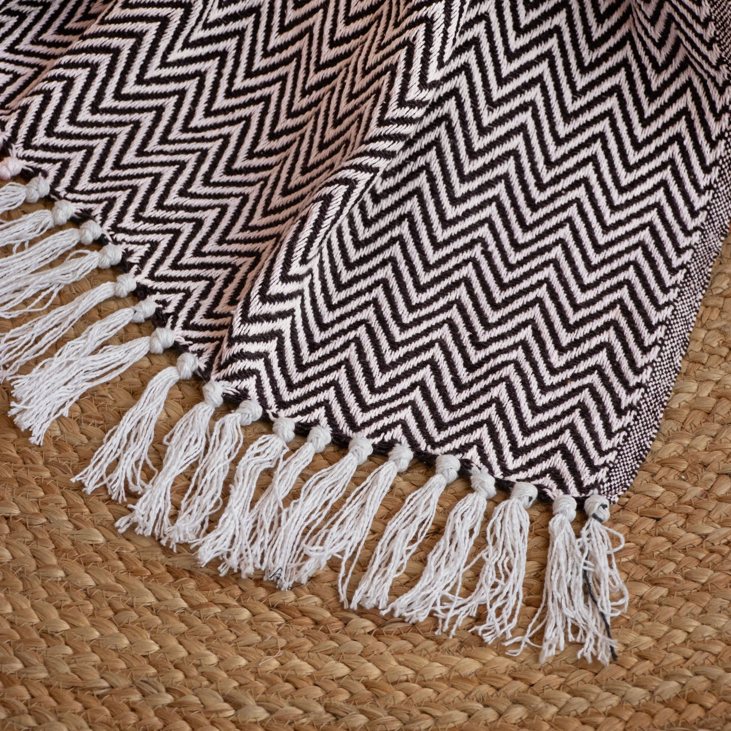 Tessitura Brown Chevron - Throw